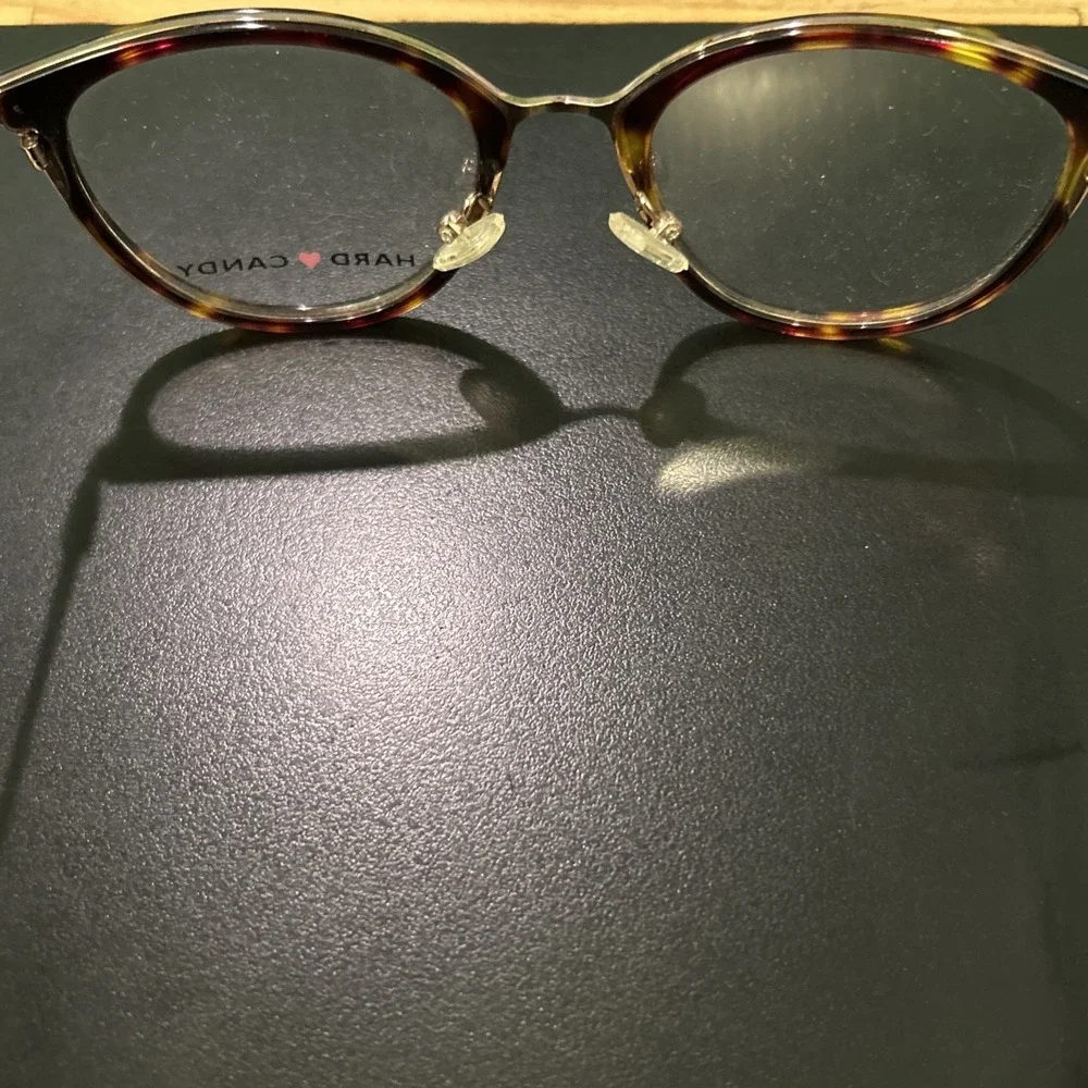 Hard Candy HC57 Eyeglasses Frame Tortoise Gold 51-19-140 NWT